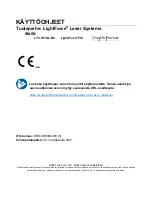 Preview for 62 page of DJO Chattanooga LIGHTFORCE FXi Instructions For Use Manual