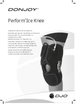 Preview for 1 page of DJO Donjoy Perform'Ice Knee Manual