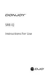 DJO Donjoy SRB iQ Instructions For Use Manual preview