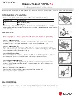 DJO DONJOY ULTRASLING PRO AB Clinician Application Instructions preview