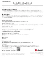 Preview for 2 page of DJO DONJOY ULTRASLING PRO AB Clinician Application Instructions