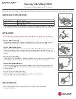 Preview for 1 page of DJO DonJoy UltraSling PRO Clinician Application Instructions