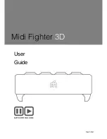 DJTECHTOOLS Midi Fighter 3D User Manual предпросмотр