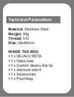 Preview for 2 page of djV RDTA Manual