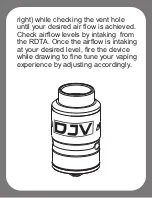 Preview for 6 page of djV RDTA Manual