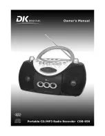 DK Digital CDB-650 Owner'S Manual предпросмотр