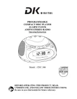 DK Digital CDC-300 Operating Instructions Manual preview