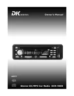 Предварительный просмотр 1 страницы DK Digital DCR-4000 Owner'S Manual