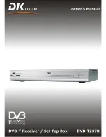 Предварительный просмотр 1 страницы DK Digital DVB-T237R Owner'S Manual