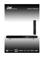 Предварительный просмотр 1 страницы DK Digital DVD-1080 Owner'S Manual