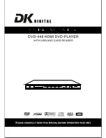 DK Digital DVD-448 Operation Manual preview