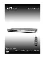 DK Digital DVD-526 Owner'S Manual предпросмотр