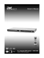 Preview for 1 page of DK Digital DVD-538 Owner'S Manual