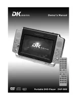 Preview for 1 page of DK Digital DVP-800 Owner'S Manual