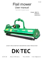 Предварительный просмотр 1 страницы DK-TEC HNEFG User Manual