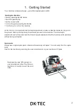 Предварительный просмотр 3 страницы DK-TEC SP31205 User Manual