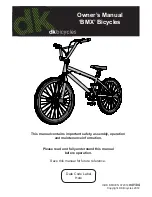 Preview for 1 page of dk BMX Bicycles Owner'S Manual