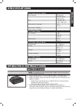 Preview for 9 page of DK2 CHPW102 Instruction Manual