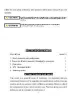 Preview for 3 page of DK2 EW8020 Assembly & Operating Instructions