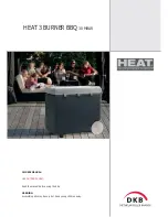 DKB HEAT 3 burner bbq Owner'S Manual preview