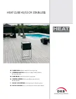 Предварительный просмотр 1 страницы DKB HEAT CUBE 45 Owner'S Manual