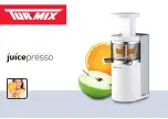 DKB TurMix Juicepresso A34106 Manual предпросмотр