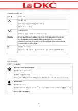 Preview for 7 page of DKC Via Larga 15 Operation And Maintenance Manual