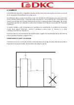 Preview for 23 page of DKC Via Larga 15 Operation And Maintenance Manual