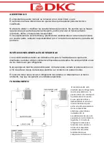 Preview for 29 page of DKC Via Larga 15 Operation And Maintenance Manual