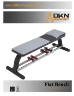 Предварительный просмотр 1 страницы DKN technology FLAT BENCH Manual