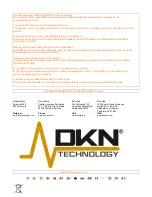 Предварительный просмотр 16 страницы DKN technology FLAT BENCH Manual