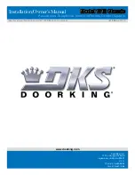 Preview for 46 page of DKS 1812 Classic Installation & Owner'S Manual