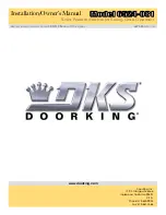 Preview for 42 page of DKS 6524-081 Installation And Owner'S Manual