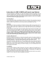 Предварительный просмотр 1 страницы DKS 9405 Instructions