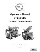 Preview for 1 page of DKSH ST-250 BDS Operator'S Manual