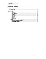 Preview for 2 page of DKT Comega High-power Fiber Amplifier Operation Manual