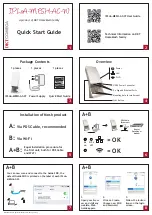 Preview for 1 page of DKT Comega HomeMesh IPLoA-MESH-AC-W Quick Start Manual