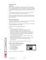 Preview for 9 page of DKT Comega IPLoC D2-POM User Manual