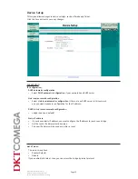 Preview for 12 page of DKT Comega IPLoC D2-POM User Manual