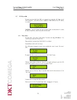 Preview for 13 page of DKT Comega OFA-CCD series User Manual