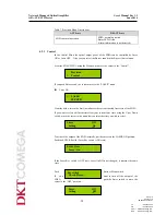 Preview for 15 page of DKT Comega OFA-CCD series User Manual