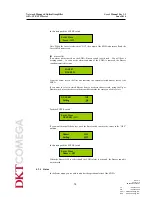 Preview for 16 page of DKT Comega OFA-CCD series User Manual