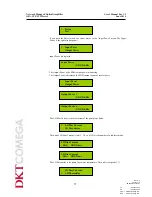 Preview for 17 page of DKT Comega OFA-CCD series User Manual