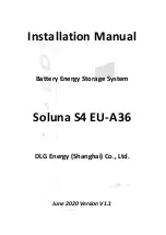 DLG Energy Soluna S4 EU-A36 Installation Manual preview