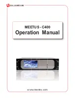 Preview for 1 page of Dlogixs MEETUS-E400 Operation Manual