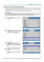 Preview for 31 page of DLP Texas Instruments vivitek DU6098Z User Manual