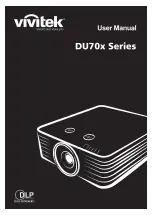 DLP Vivitek DU70 Series User Manual preview