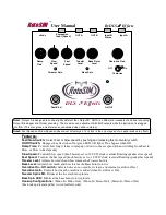 DLS Effects RotoSIM User Manual preview