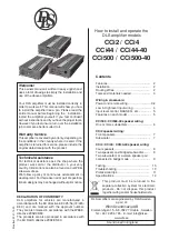 Предварительный просмотр 1 страницы DLS CCi2 Manual