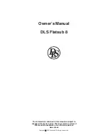 Preview for 1 page of DLS Flatsub 8 Owner'S Manual